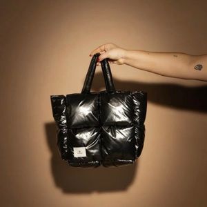 the oh kind puffer tote bag